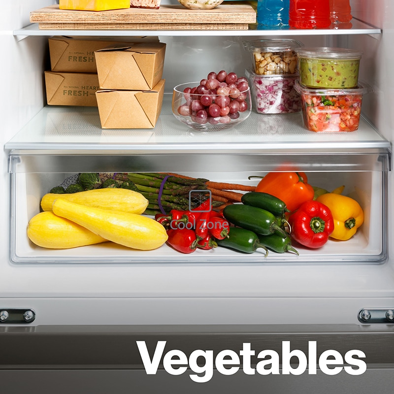 Haier 28 in. 14.5 cu. ft. Counter Depth 4-Door French Door Refrigerator - Stainless Steel, , hires