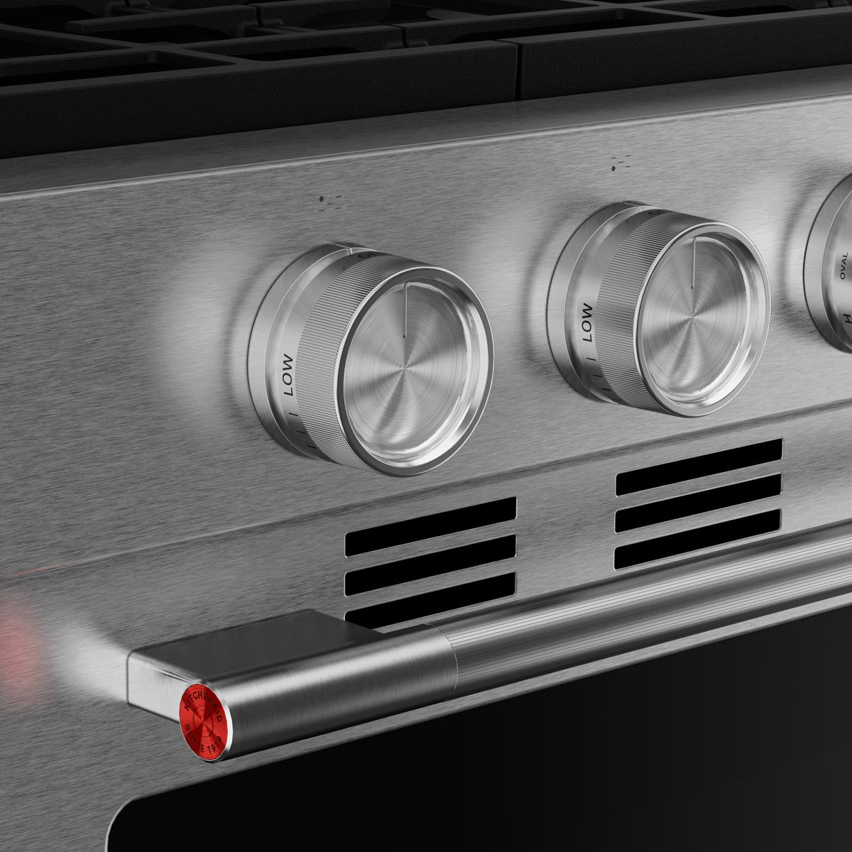 KitchenAid 30 in. 5.0 cu. ft. Smart Air-Fry True European Convection Steam Slide-In Gas Range with 5 Sealed Burners & Griddle - Fingerprint Resistant Stainless Steel, , hires