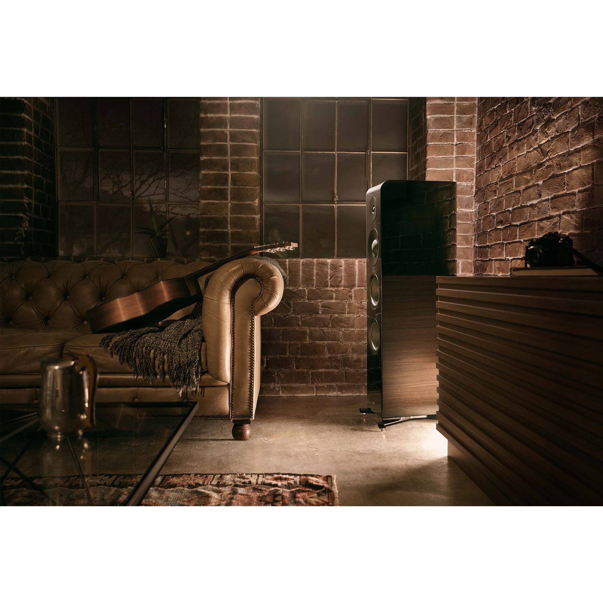 Yamaha 3-Way Floorstanding Speaker - Black, , hires