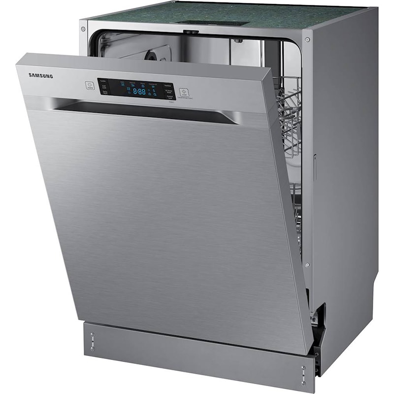 Samsung 24 in. Front Control Dishwasher with 52 dBa Sound Level & Pocket - Stainless Steel, , hires
