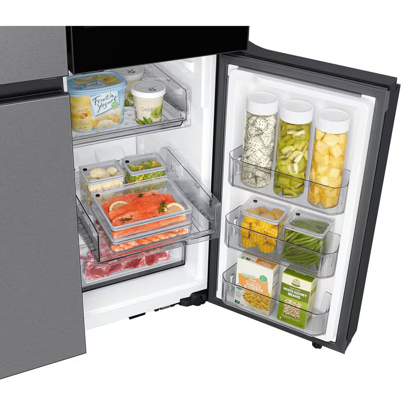 Samsung Bespoke 36 in. 22.5 cu. ft. Smart Counter Depth 4-Door French Door Refrigerator with Internal Water Dispenser - Fingerprint Resistant Stainless Steel, Fingerprint Resistant Stainless, hires