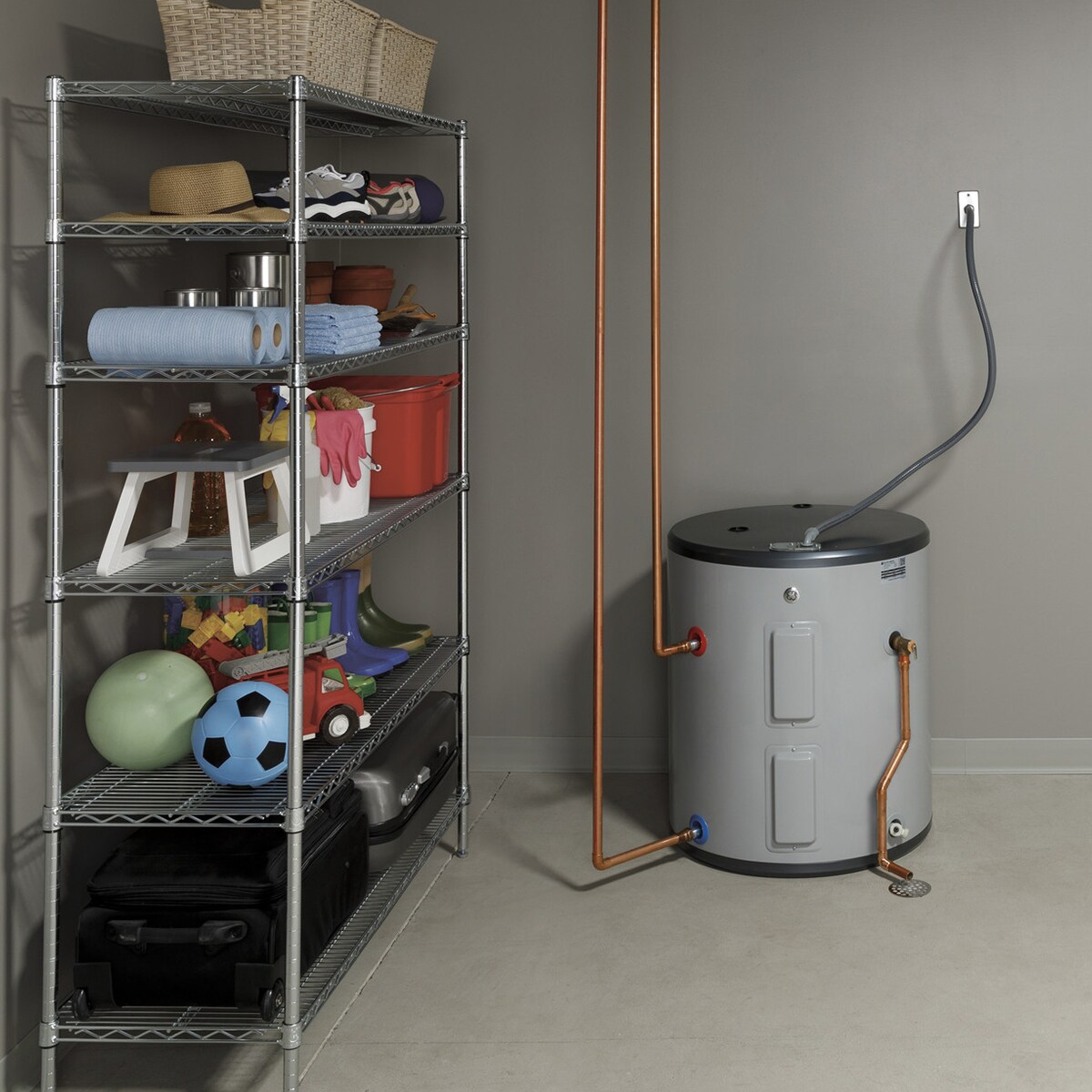 GE Electric 36 Gallon Water Heater with 8-Year Parts Warranty, , hires