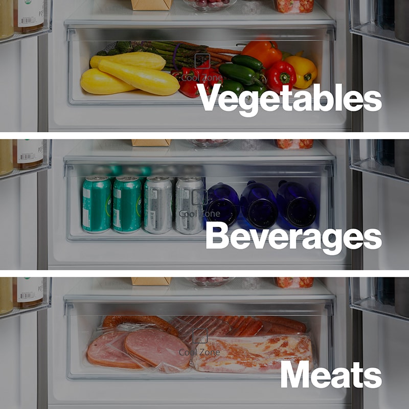 Haier 28 in. 14.5 cu. ft. Counter Depth 4-Door French Door Refrigerator - Stainless Steel, , hires