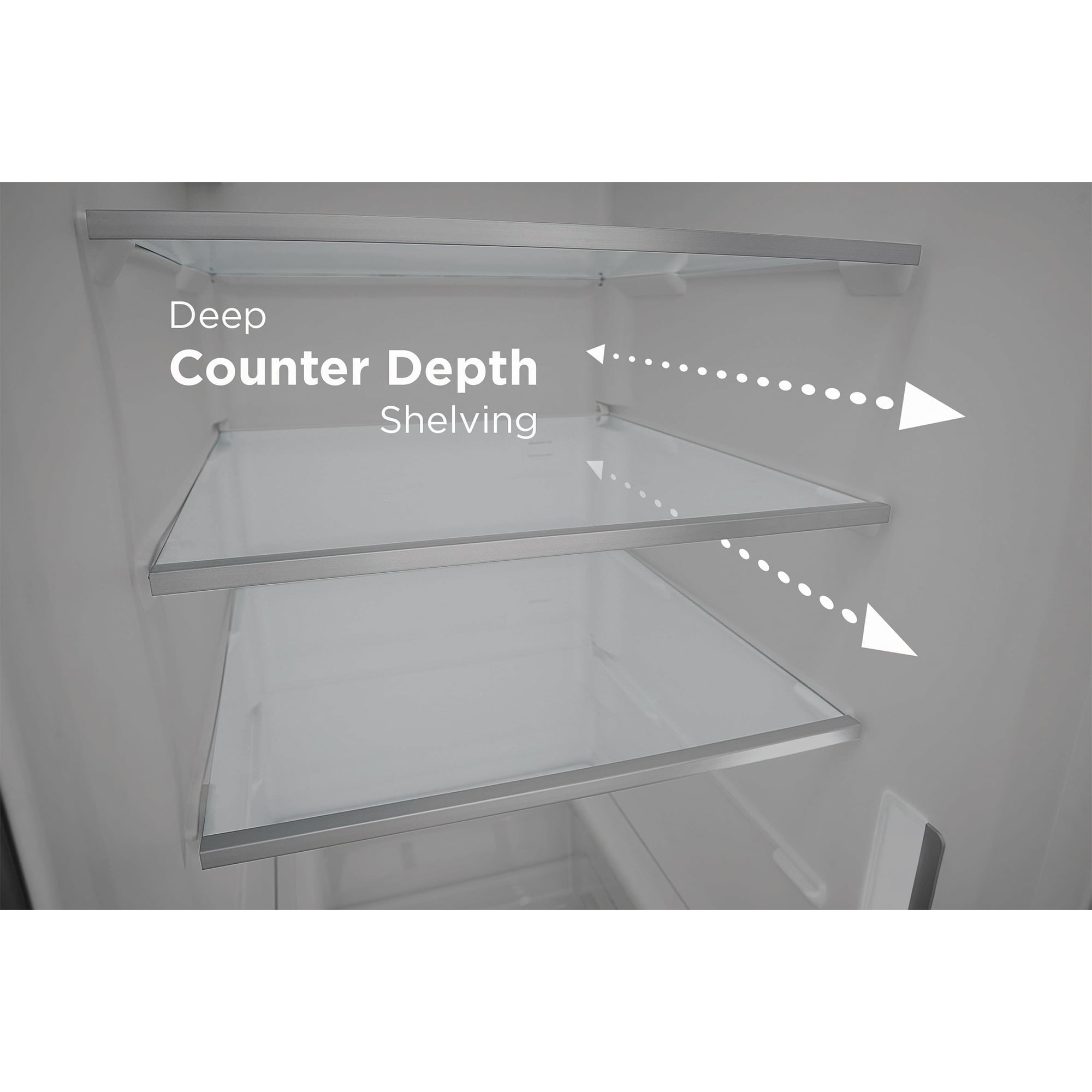 Frigidaire Professional 36 in. 22.3 cu. ft. Counter Depth Side by Side Refrigerator with Ice & Water Dispenser - Stainless Steel, , hires