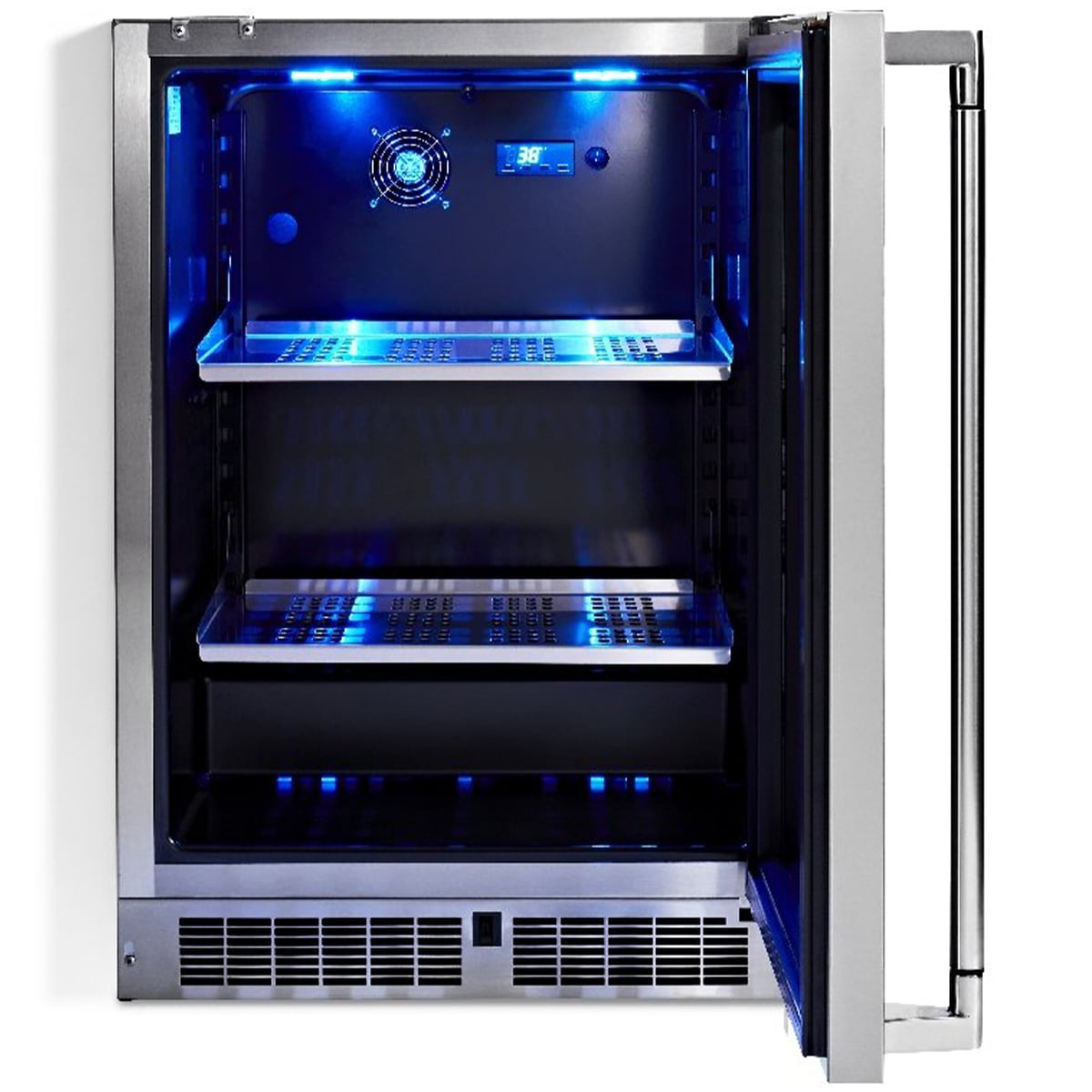 Lynx 24 in. 5.3 cu. ft. Built-In Outdoor Undercounter Refrigerator - Stainless Steel, , hires