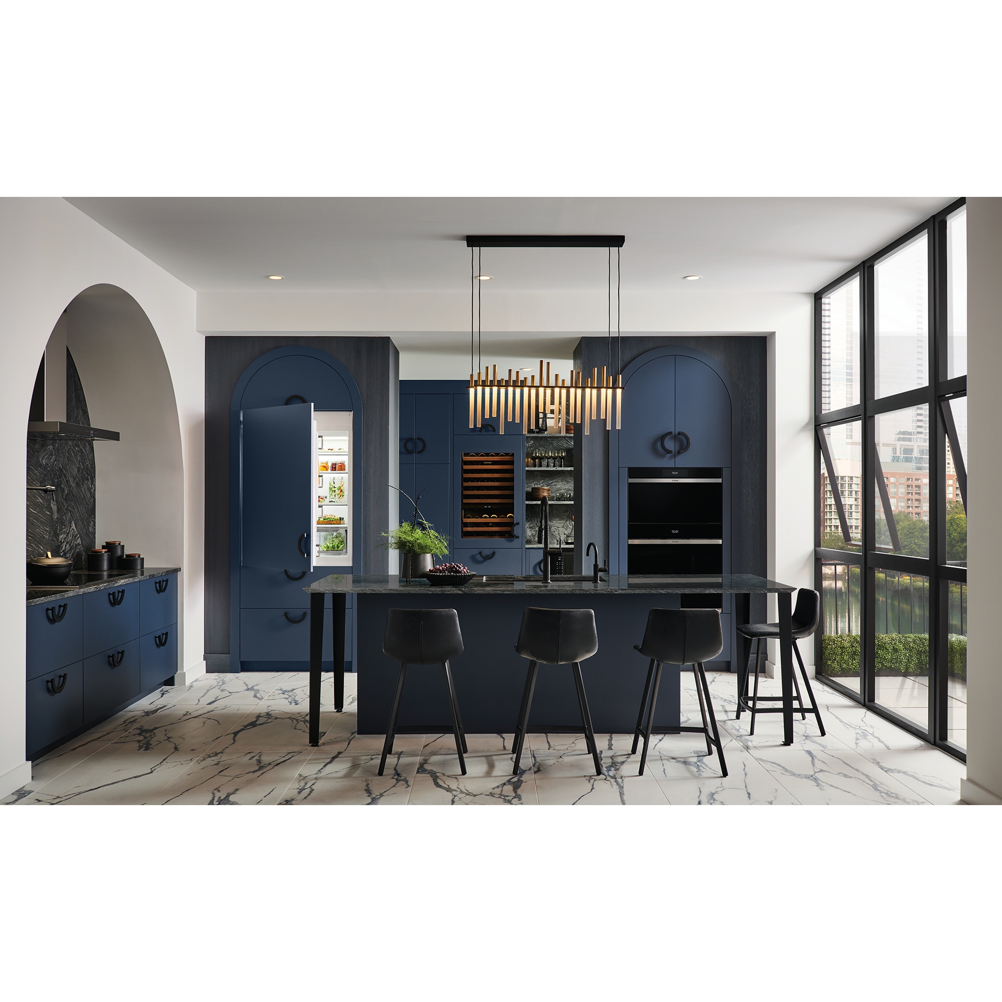 Sub-Zero 36 in. Built-In 19.6 cu. ft. Left- Hinged Counter Depth Bottom Freezer Refrigerator with Internal Filtered Water Dispenser - Custom Panel Ready, , hires