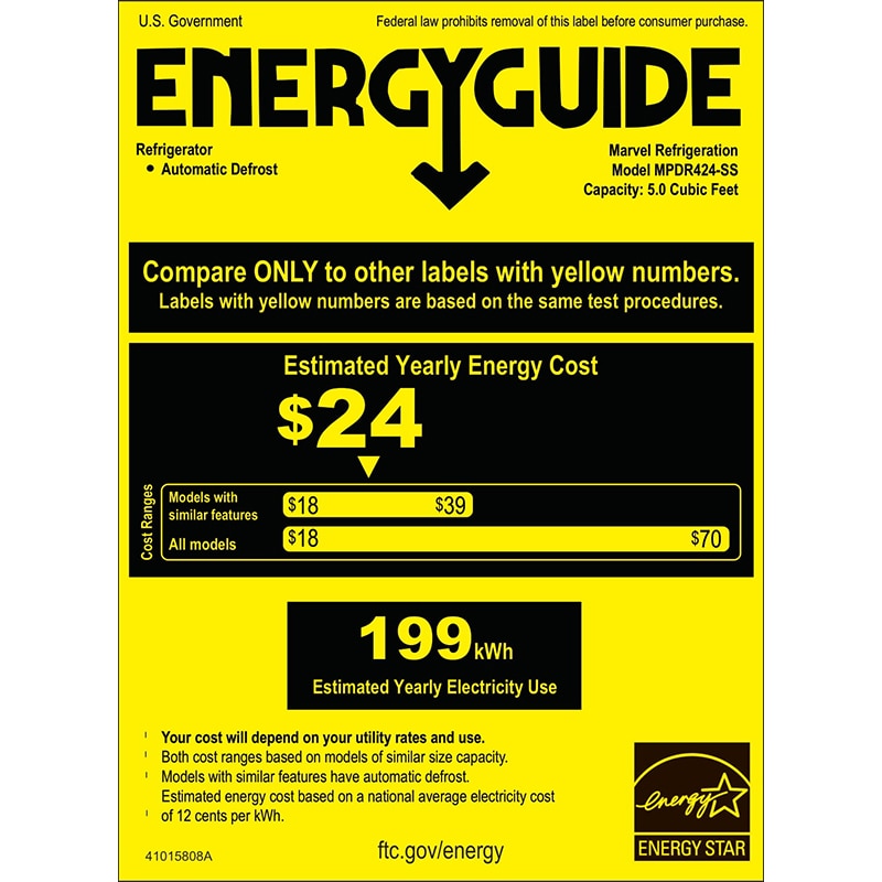 Marvel Professional Series 24 in. 5 cu. ft. Double Refrigerator Drawers - Stainless Steel, , hires