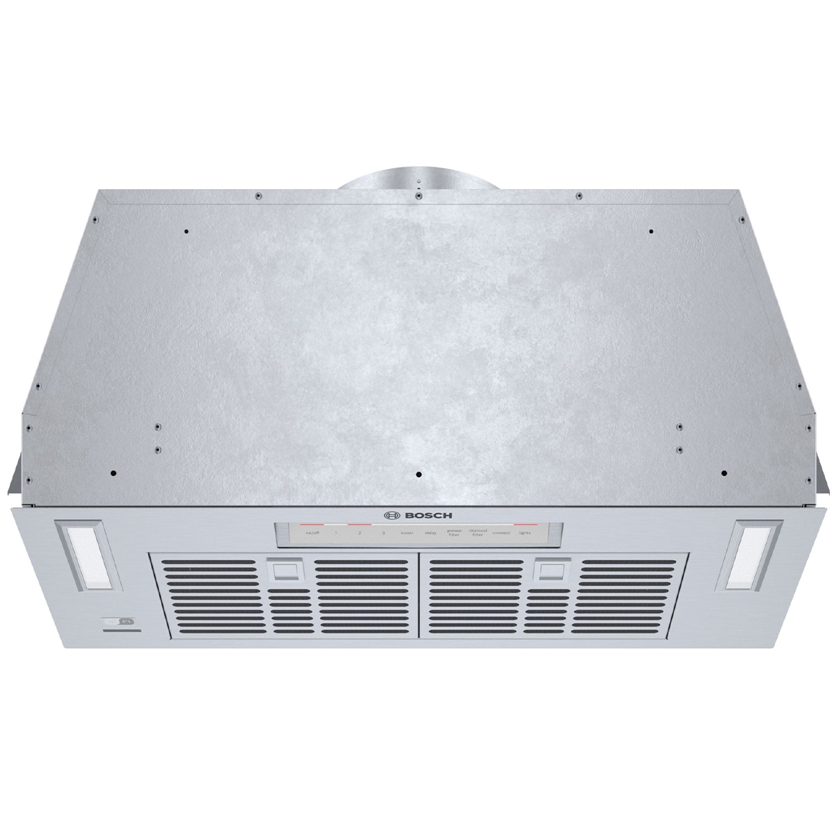 Bosch 800 Series 30 in. Smart Convertible Standard Style Range Hood with 600 CFM, 4 Fan Speeds & 2 LED Lights - Stainless Steel, , hires
