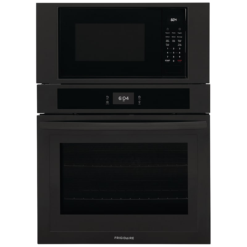 Frigidaire 30 in. 6.9 cu. ft. Electric Microwave/Wall Oven Combo with Standard Convection & Sensor Cooking - Black, Black, hires