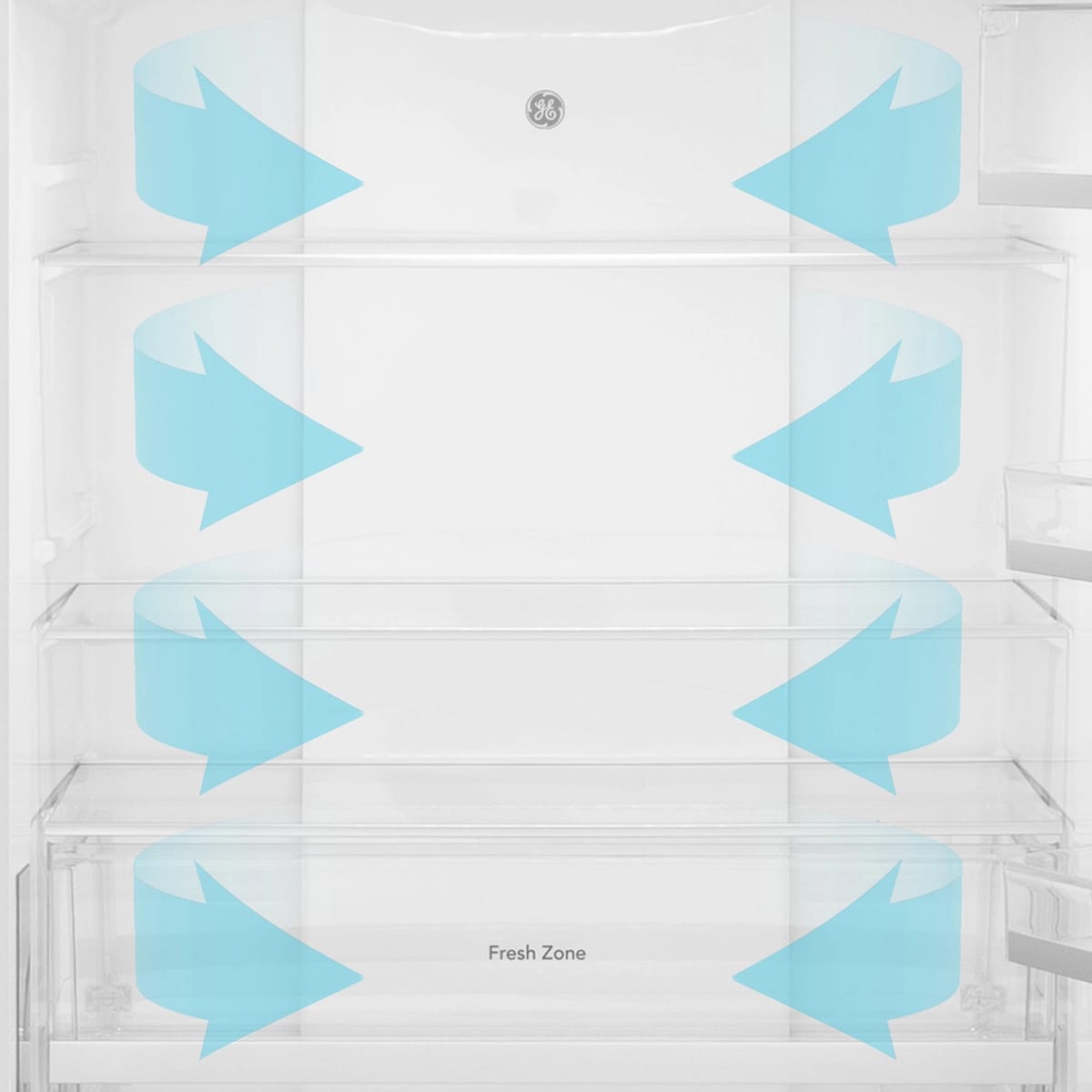 GE 31 in. 17.7 cu. ft. Counter Depth Bottom Freezer Refrigerator - Fingerprint Resistant Stainless, , hires