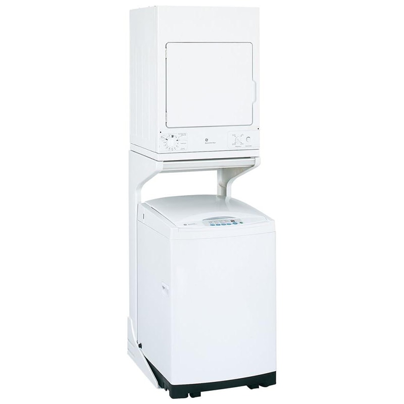 GE Spacemaker 24 in. 3.6 cu. ft. Stackable Stationary Electric Dryer for 240Volt Outlets