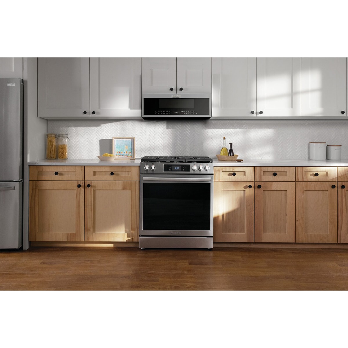 Frigidaire Gallery 30 in. 1.2 cu. ft. 950W Low Profile Over-the-Range Microwave with 400 CFM & Sensor Cooking - Stainless Steel, , hires