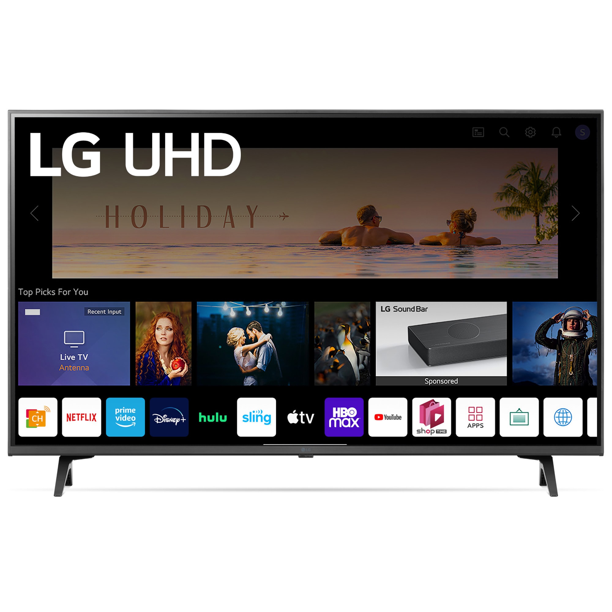LG - 43" Class LED 4K UHD Smart webOS TV, , hires