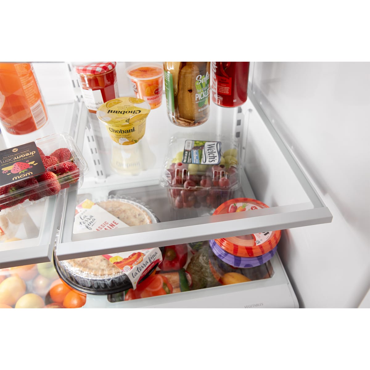 Maytag 36 in. 25.2 cu. ft. French Door Refrigerator with Internal Water Dispenser - Fingerprint Resistant Stainless Steel, , hires