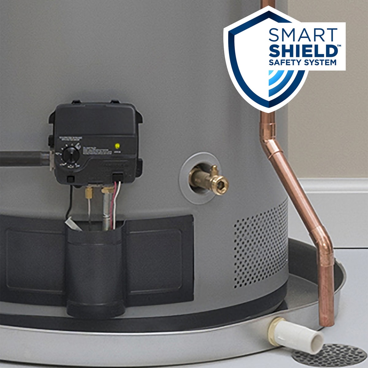 GE RealMax Platinum Natural Gas 40 Gallon Short Water Heater with 12-Year Parts Warranty, , hires