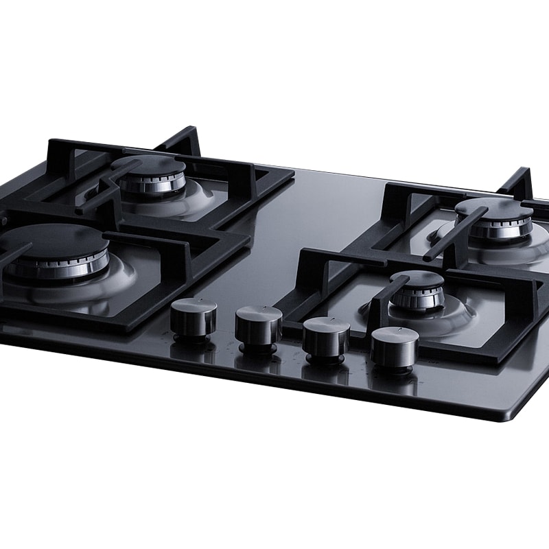 Summit 24 in. 4Burner Natural Gas Cooktop with Power Burner