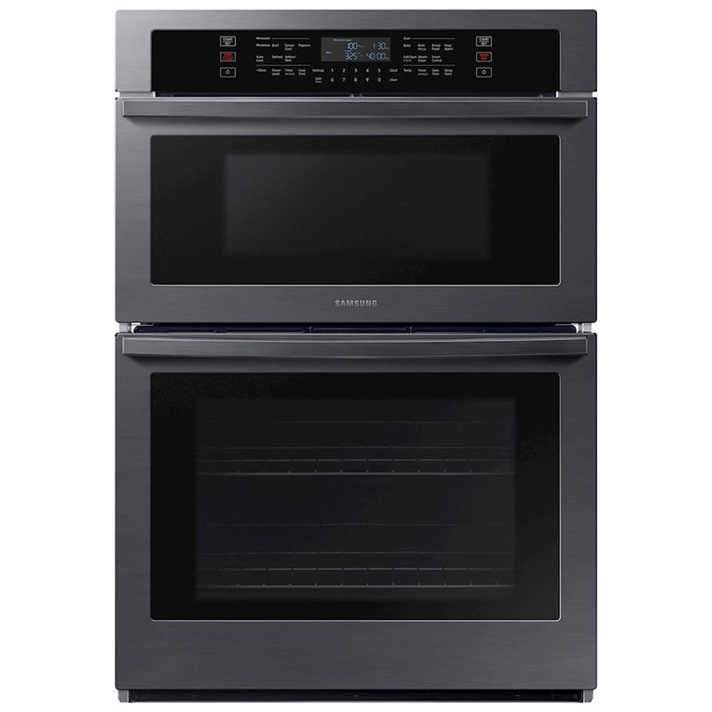 Samsung 30 in. 7 cu. ft. Smart Electric Microwave/Wall Oven Combo with Sensor Cooking - Black Stainless, Black Stainless, hires