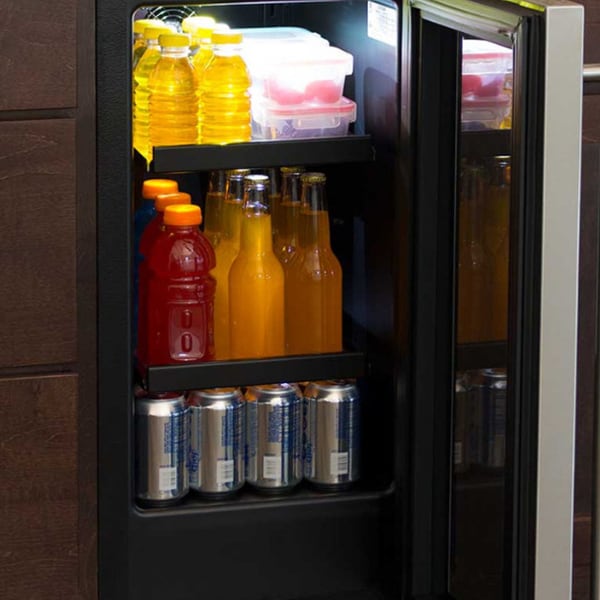 Marvel 15 in. 2.7 cu. ft. Built-In Beverage Center with Adjustable Shelves & Digital Control - Stainless Steel, , hires