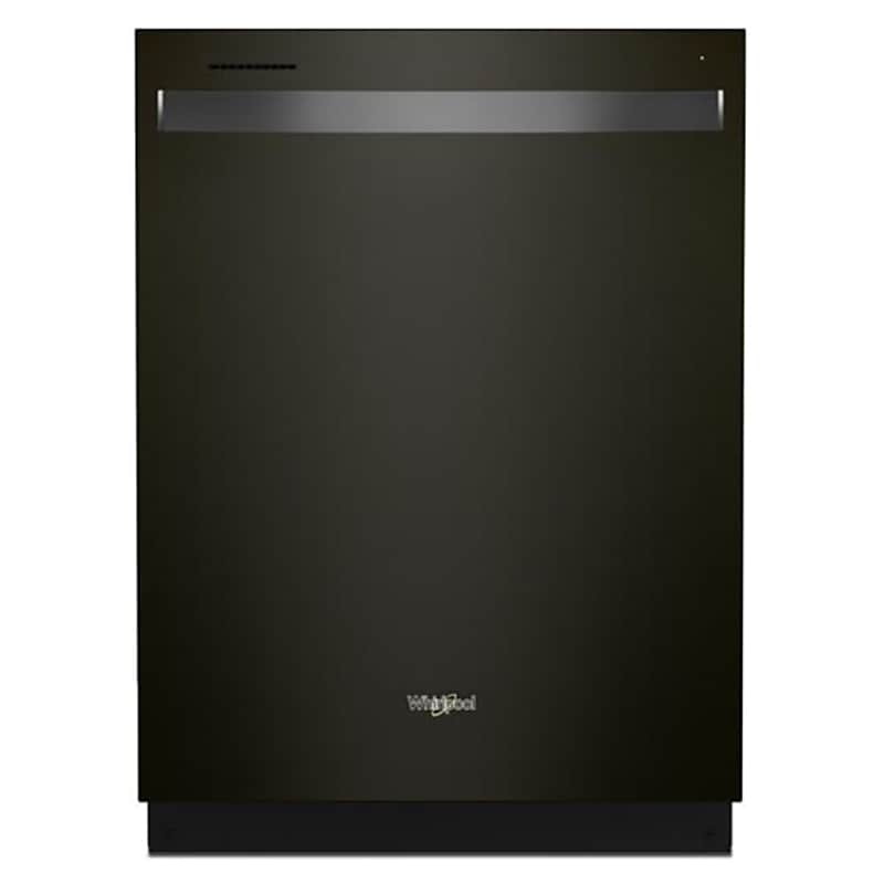 Whirlpool 24 in. Top Control Dishwasher with 47 dBa Sound Level & 3rd-Rack - Fingerprint resistant Black Stainless, Fingerprint Resistant Black Stainless, hires