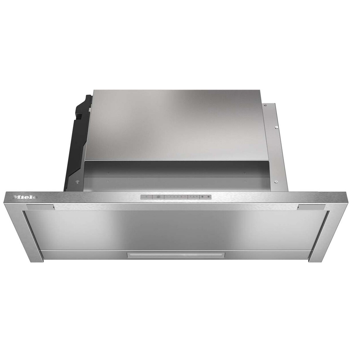 Miele 30 in. Smart Convertible Slide-Out Style Range Hood with 625 CFM, 3 Fan Speeds & 1 LED Light - Stainless Steel, , hires