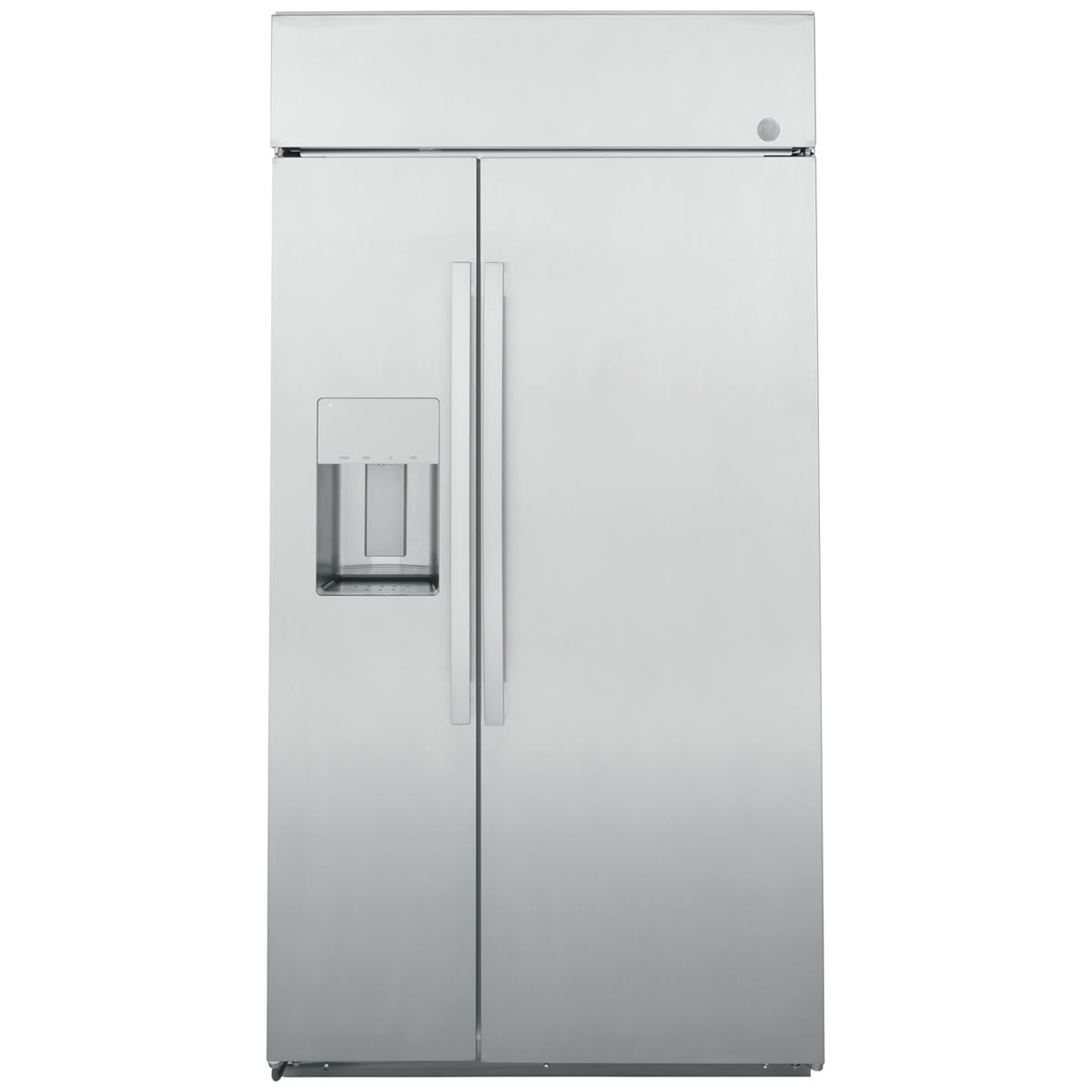 GE Profile 42 in. 24.5 cu. ft. Built-In Smart Counter Depth Side by Side Refrigerator with Ice & Water Dispenser - Stainless Steel, , hires