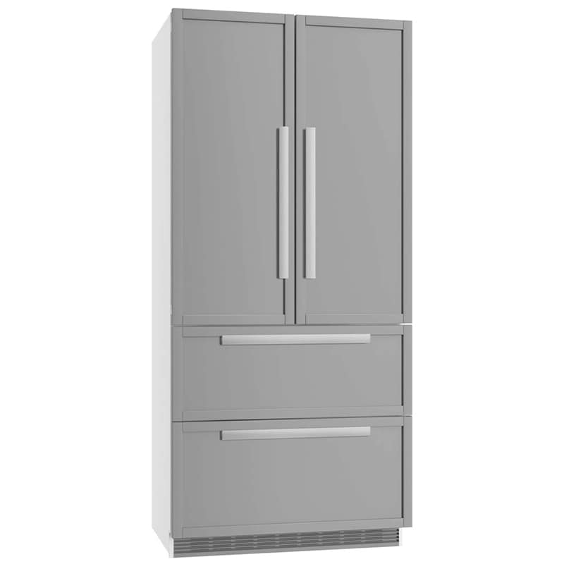 Miele 36 in. 18.8 cu. ft. Built-In Counter Depth 4-Door French Door Refrigerator with Ice Maker - Custom Panel Ready, , hires