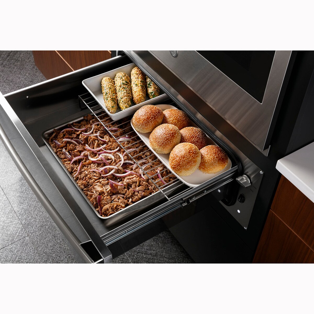 GE Profile 27 in. 1.7 cu. ft. Warming Drawer with Variable Temperature