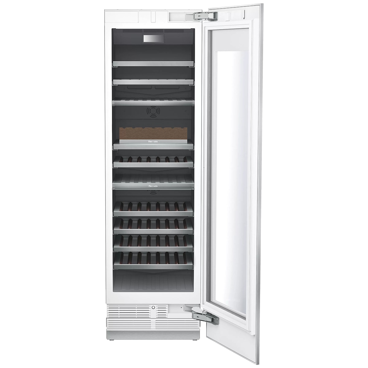 Thermador Freedom Collection 24 in. Built-in Smart Wine Cooler with Wood Racks, Multi-Temperature Zones & 92 Bottle Capacity - Custom Panel Ready, , hires