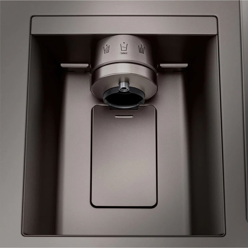 LG 36 in. 28.6 cu. ft. Smart 4-Door French Door Refrigerator with Ice & Water Dispenser - PrintProof Black Stainless Steel, PrintProof Black Stainless Steel, hires