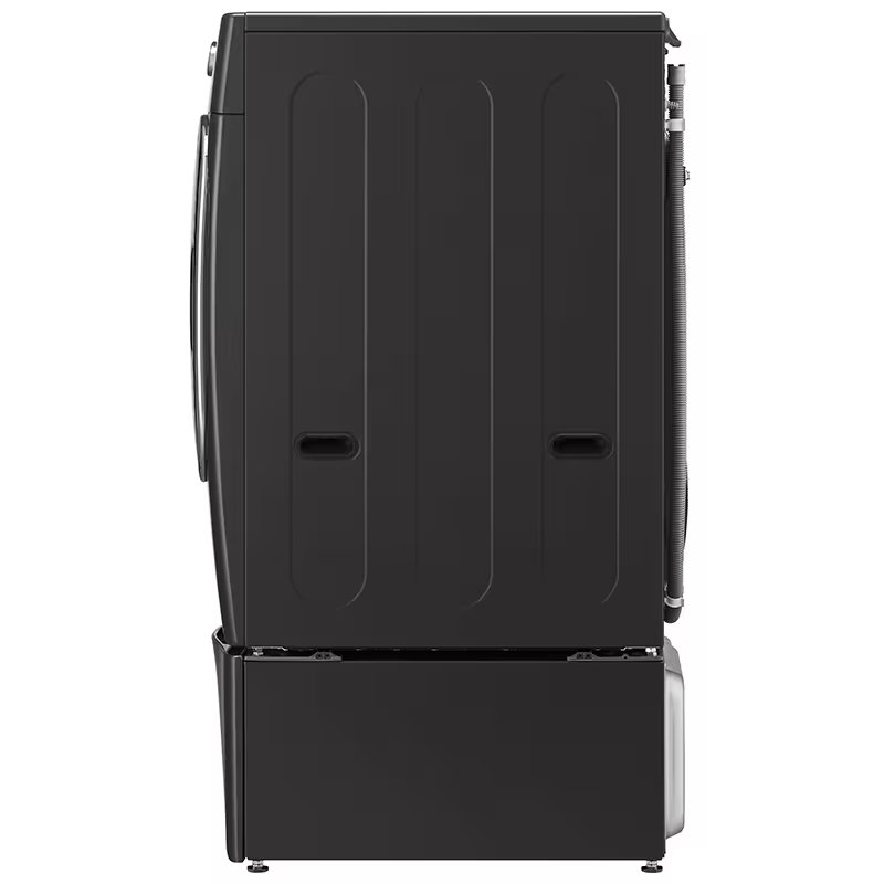 LG 29 in. 5.2 cu. ft. Smart Stackable Front Load Washer with Steam Wash Cycle - Black Steel, , hires