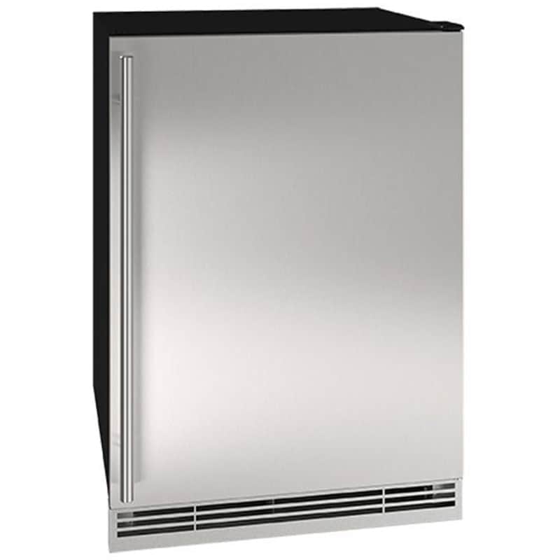 U-Line 1 Class 24 in. Built-In Undercounter Ice Maker with 8 lb. Ice Storage, Auto-Defrost & Digital Control - Stainless Steel, , hires