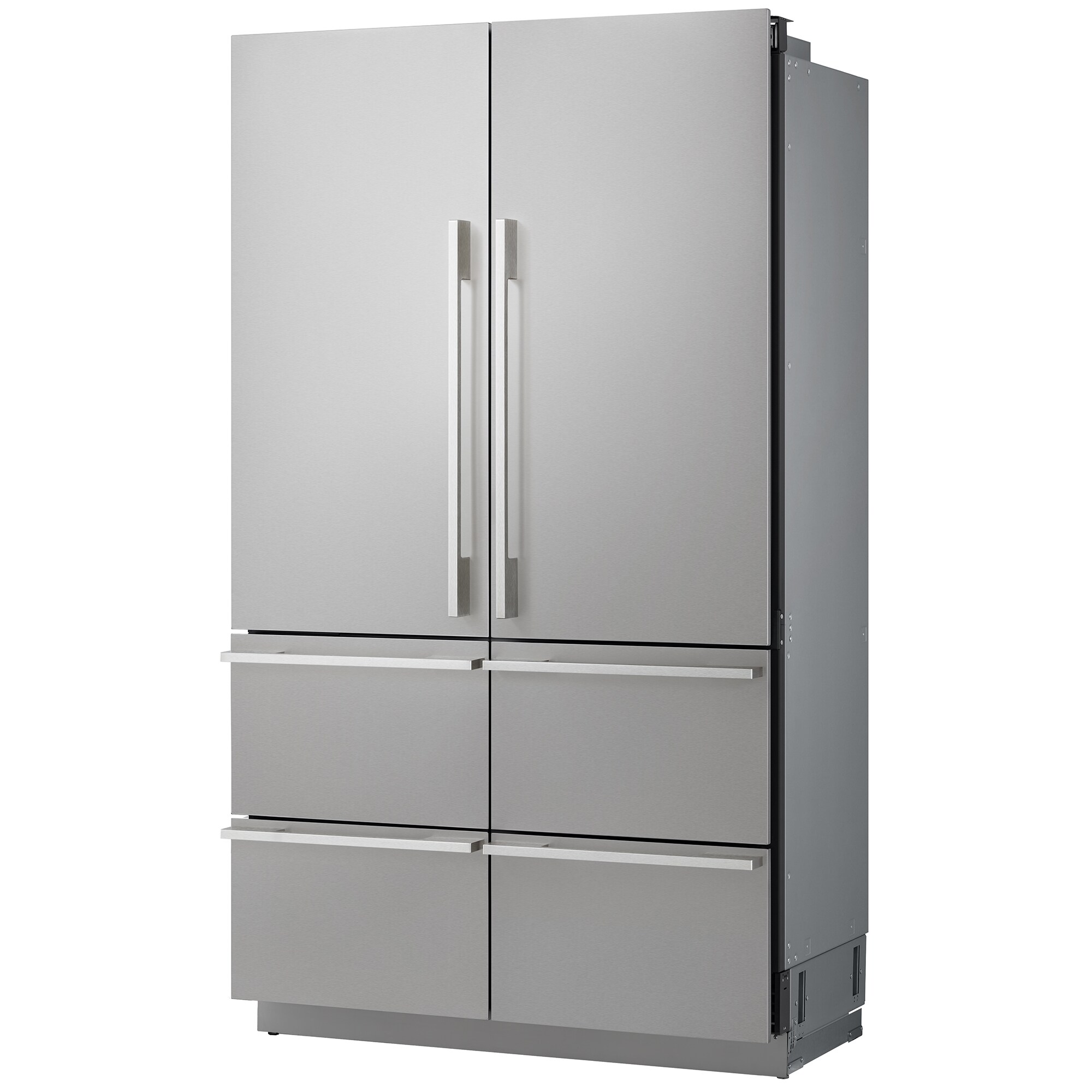 Signature Kitchen Suite 48 in. 26.0 cu. ft. Built-In Smart Counter Depth 6-Door French Door Refrigerator with Internal Water Dispenser - Stainless Steel, , hires