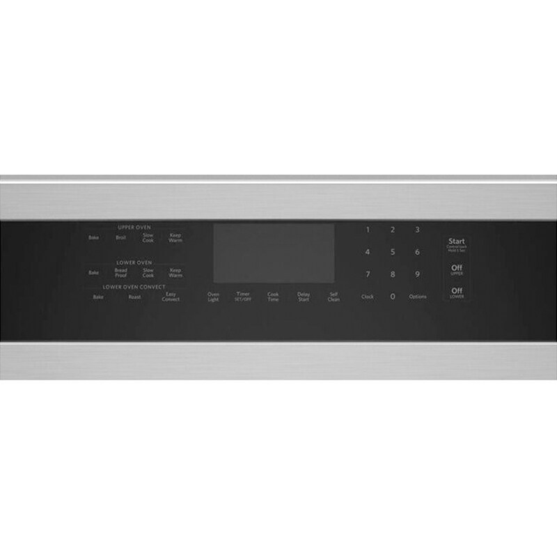 KitchenAid 30 in. 4.1 cu. ft. Smart True European Convection Dual Fuel Range with 4 Sealed Burners - Stainless Steel, , hires