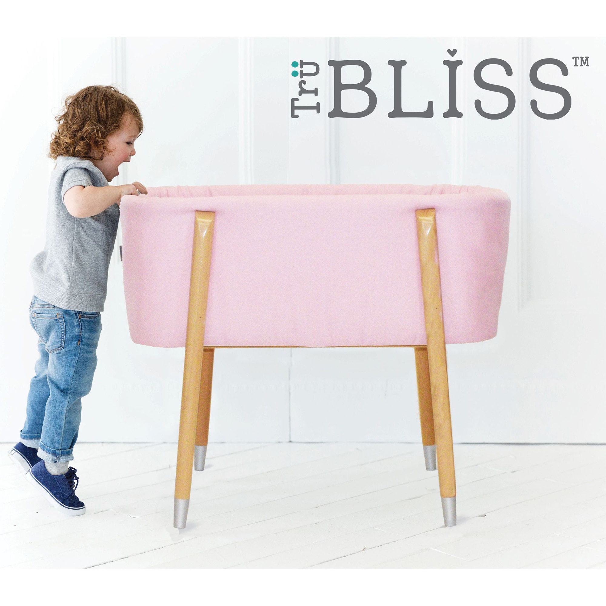 TruBliss Sova Bassinet - Pink, Pink, hires