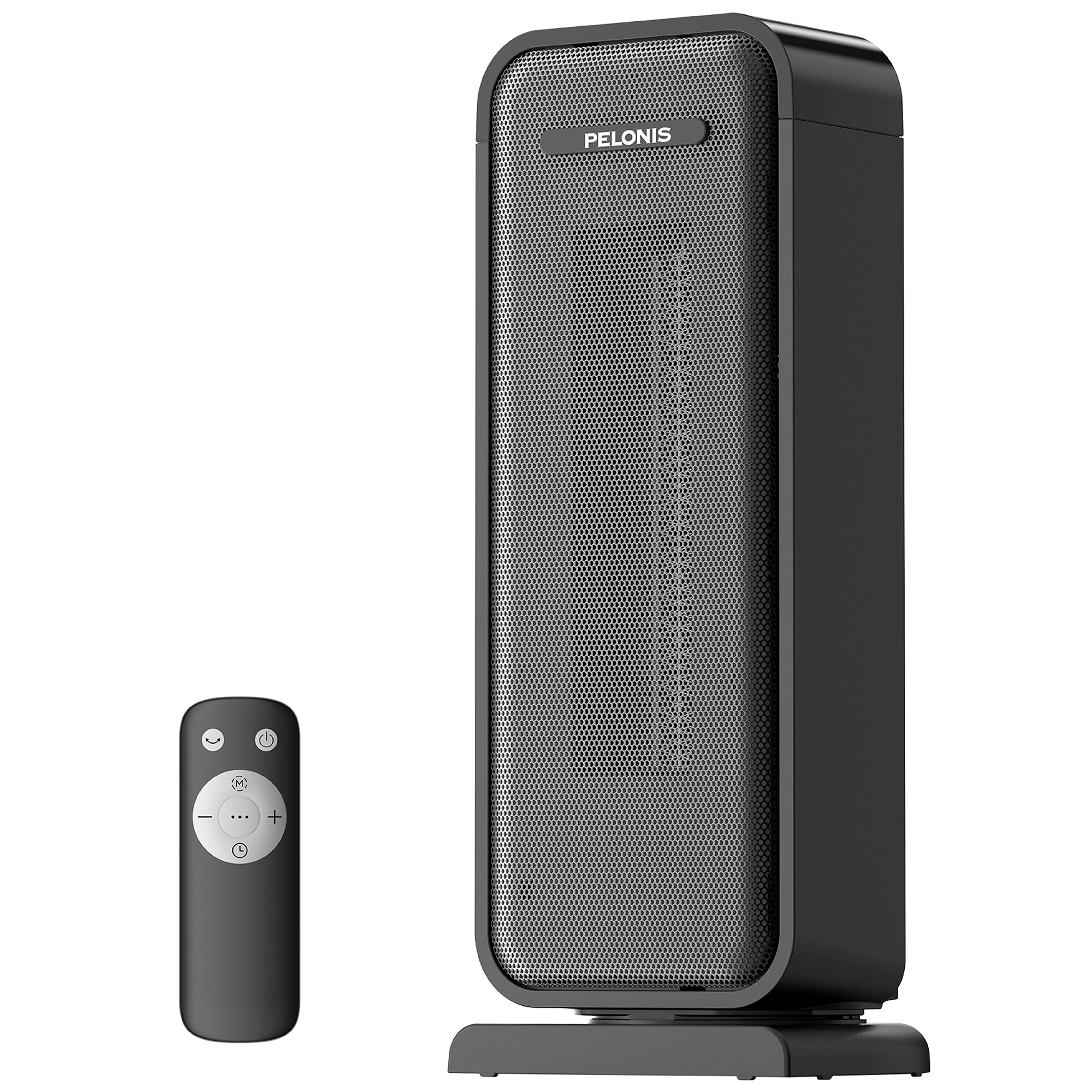 Pelonis 1500 W Oscillating Ceramic Space Heater with 2 Heat Settings - Black, , hires