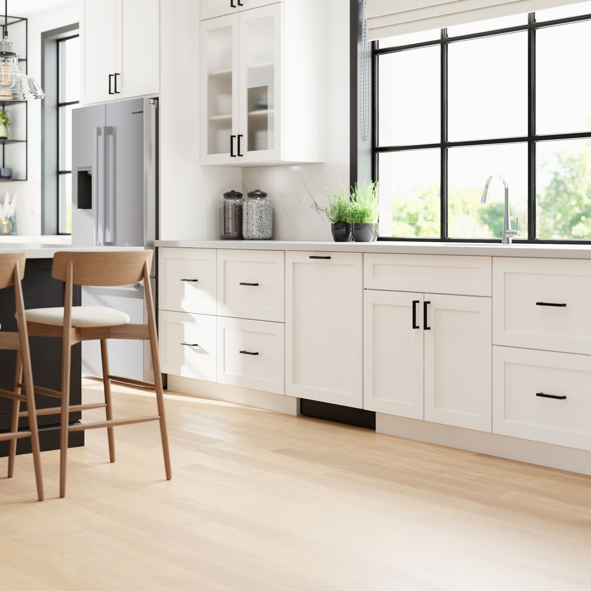 Bosch 800 Series 24 in. Top Control Smart Dishwasher with 42 dBa Sound Level, 3rd-Rack & CrystalDry - Custom Panel Ready, Custom Panel Required, hires