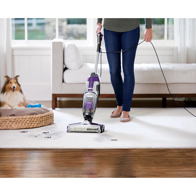 Bissell CrossWave Pet Pro Wet/Dry Multi-Surface Vacuum - Titanium With Grapevine Purple and Sparkle Silver, , hires