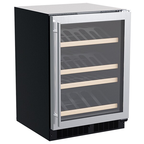 Marvel 24 in. Undercounter Wine Cooler with Single Temperature Zone & 27 Bottle Capacity - Stainless Steel, , hires