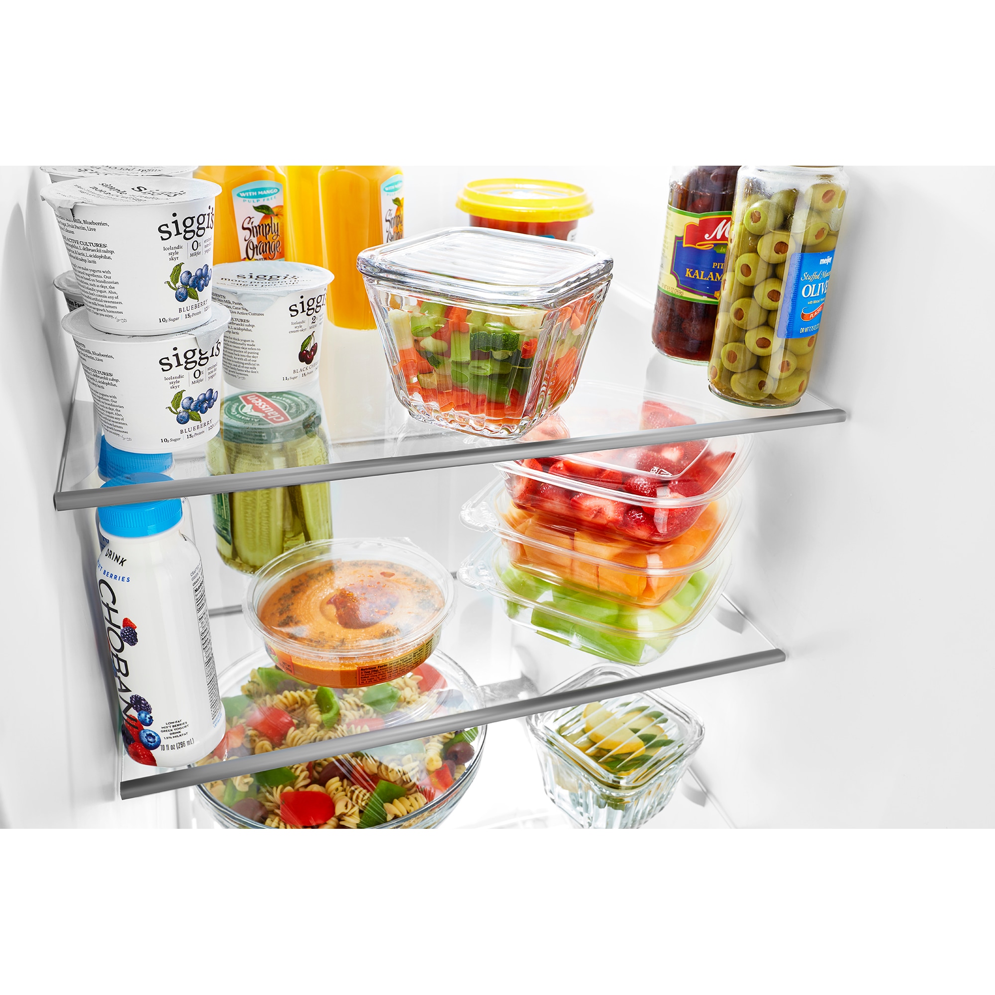 Whirlpool 33 in. 21.4 cu. ft. Side by Side Refrigerator with Ice & Water Dispenser - Black, Black, hires