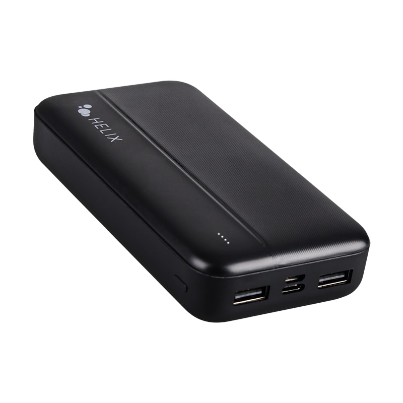 Helix Turbovolt+ 20,000 mAh Portable Battery Pack - Black, , hires