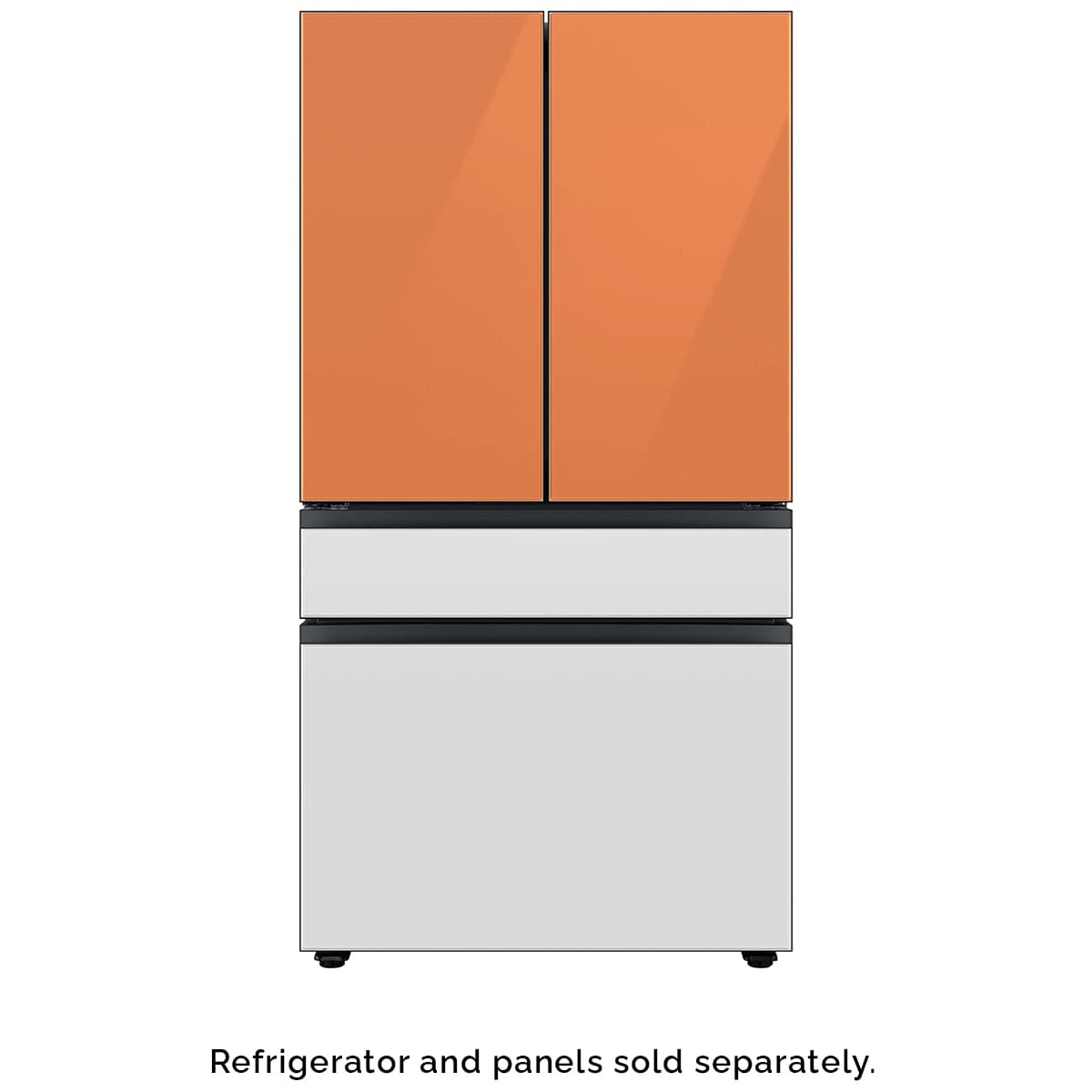 Samsung BESPOKE 4-Door French Door Middle Panel for Refrigerators - White Glass, , hires