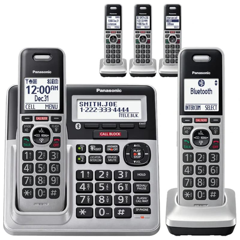 Panasonic Link2Cell Cordless Phone - Silver, , hires