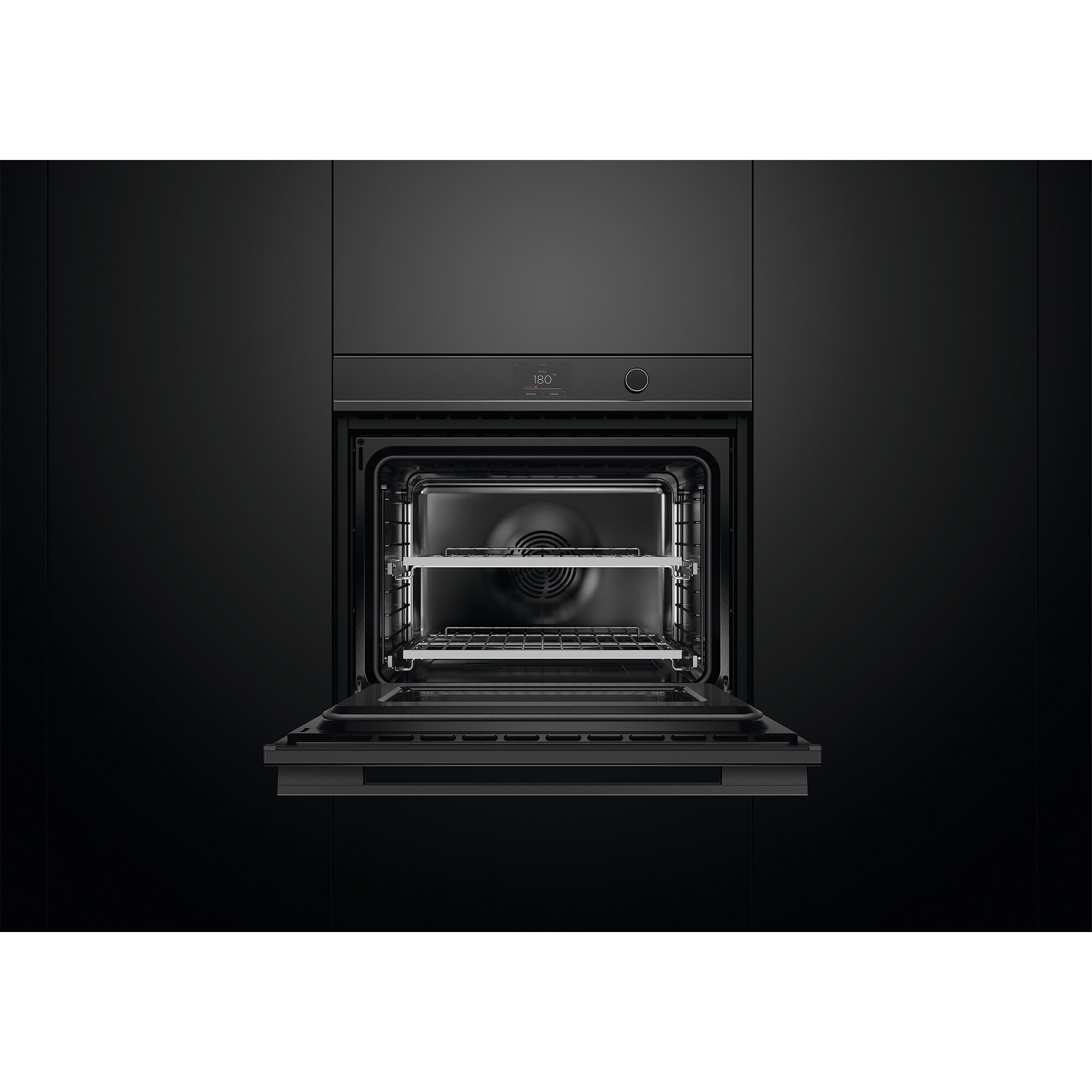 Fisher & Paykel Series 9 30 in. 4.1 cu. ft. Smart Electric Single Wall Oven - Black, , hires