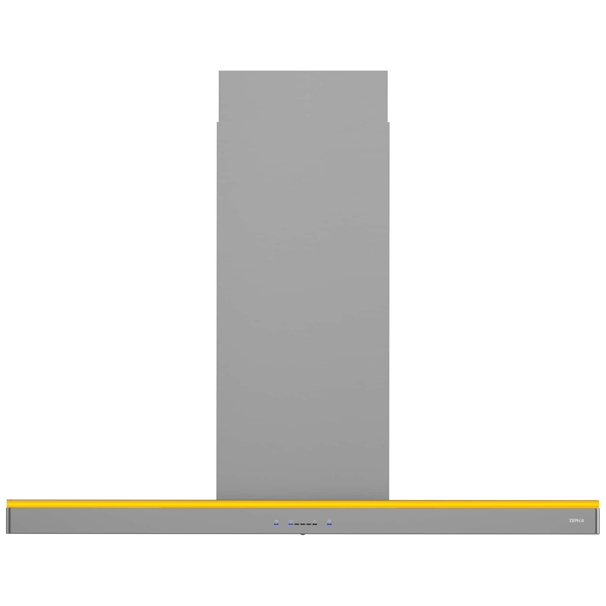 Zephyr Luce Series 42 in. Convertible Chimney Style Range Hood with 600 CFM, 5 Fan Speeds & 4 LED Lights - Stainless Steel, , hires