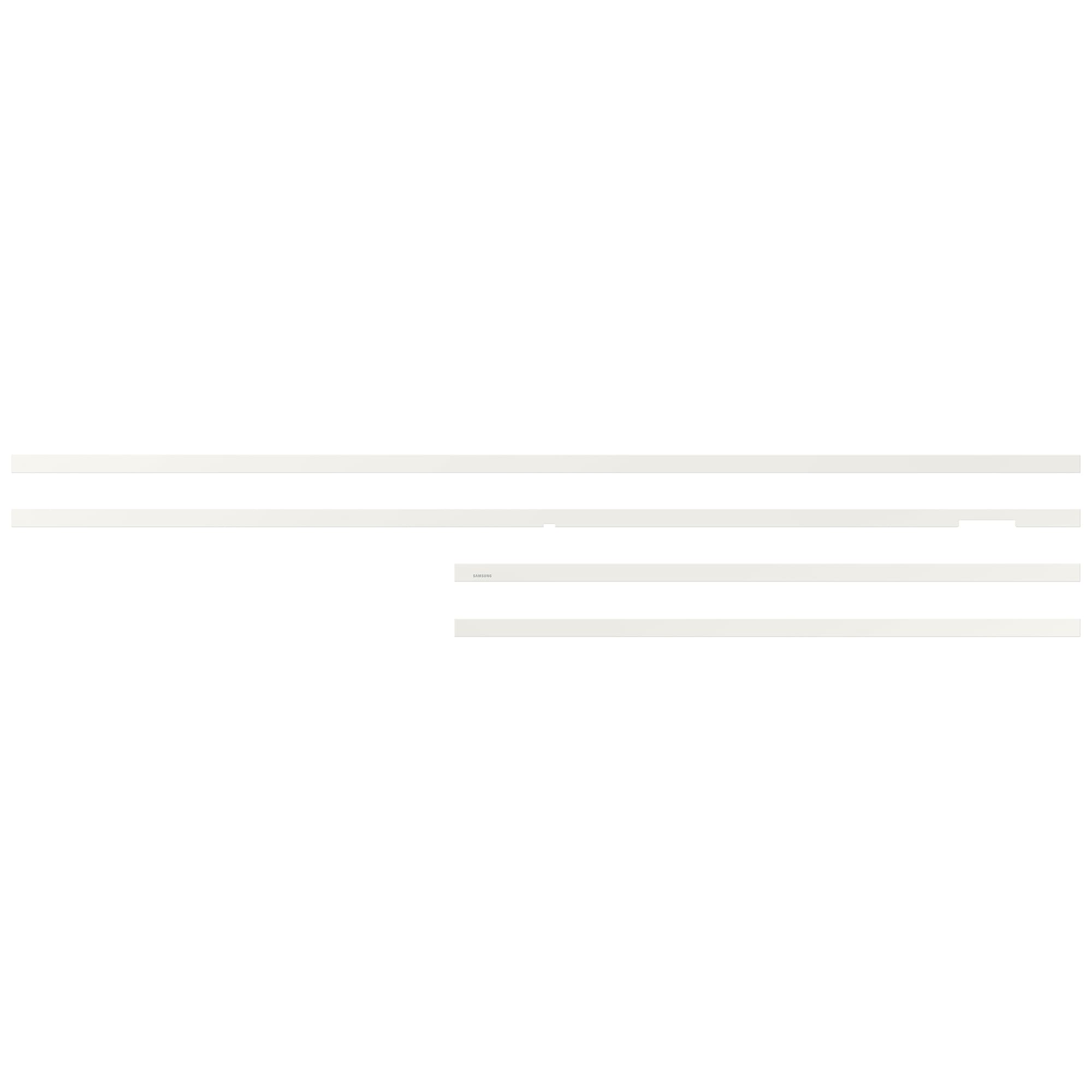Samsung The Frame 85" Customizable Bezel - Modern White Compatible with 2021 - 2025 Frame TVs and 2025 Frame Pro TVs, , hires