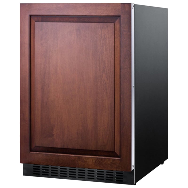 Summit 24 in. 4.6 cu. ft. Undercounter Refrigerator with Stainless Steel Kickplate Installed - Custom Panel Ready, , hires