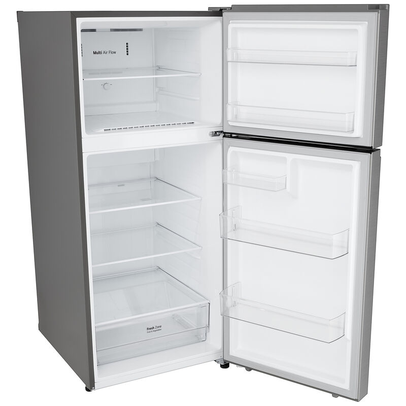 LG 28 in. 17.5 cu. ft. Garage Ready Top Freezer Refrigerator - PrintProof Stainless Steel, PrintProof Stainless Steel, hires