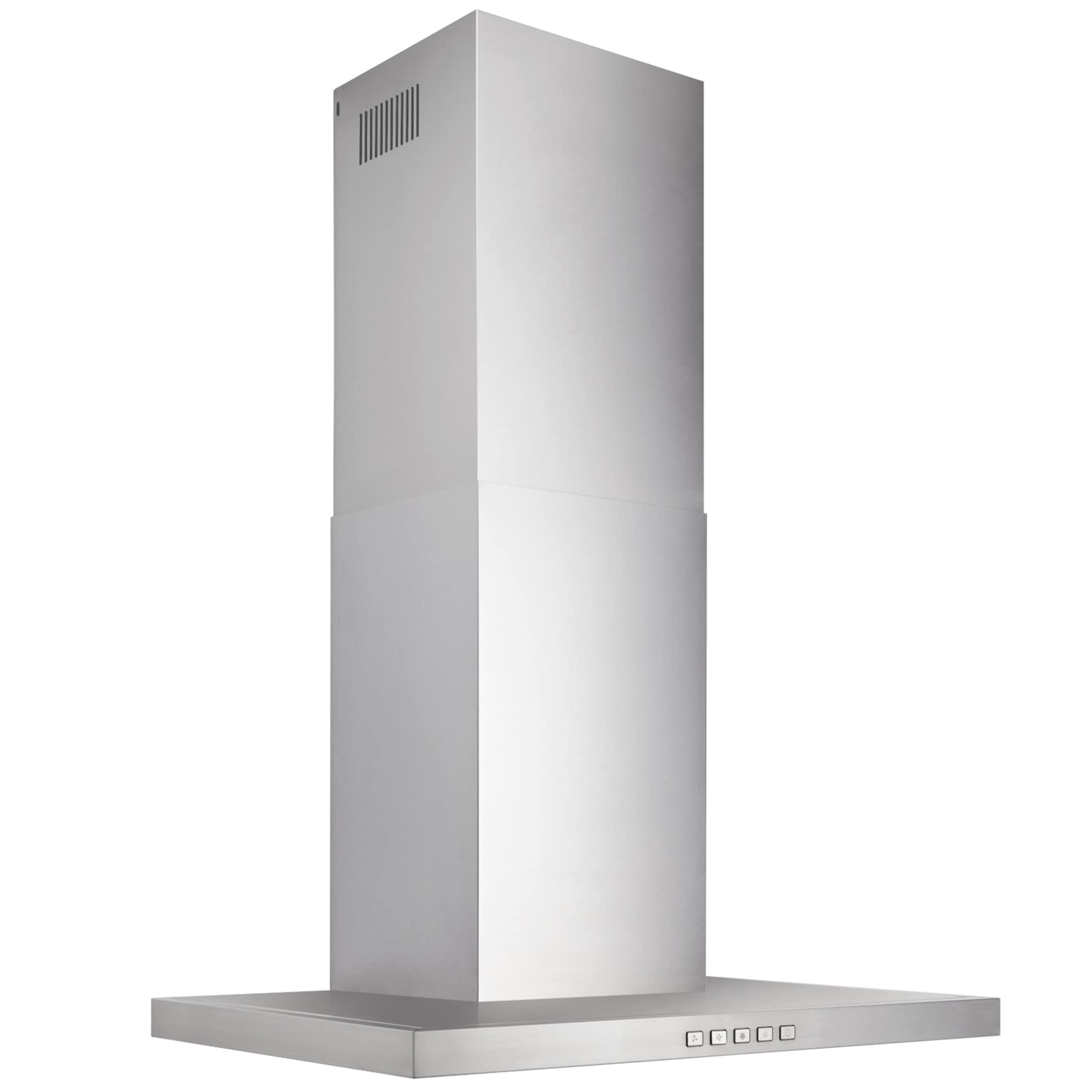 Broan 30 in. Chimney Style Range Hood with 3 Speed Settings, 450 CFM & 2 LED Lights - Stainless Steel, , hires
