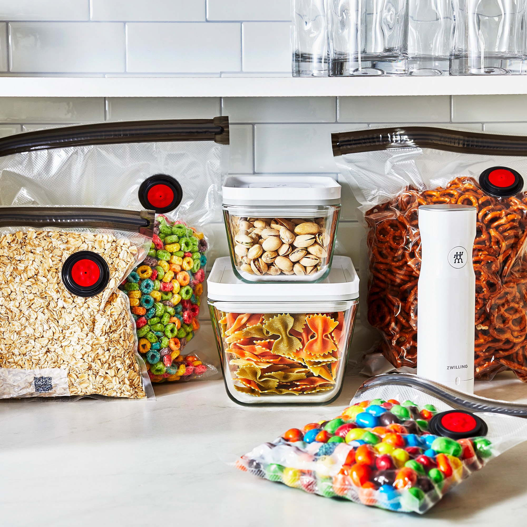 Zwilling Fresh & Save 7-pc Vacuum Sealer Starter Set, , hires