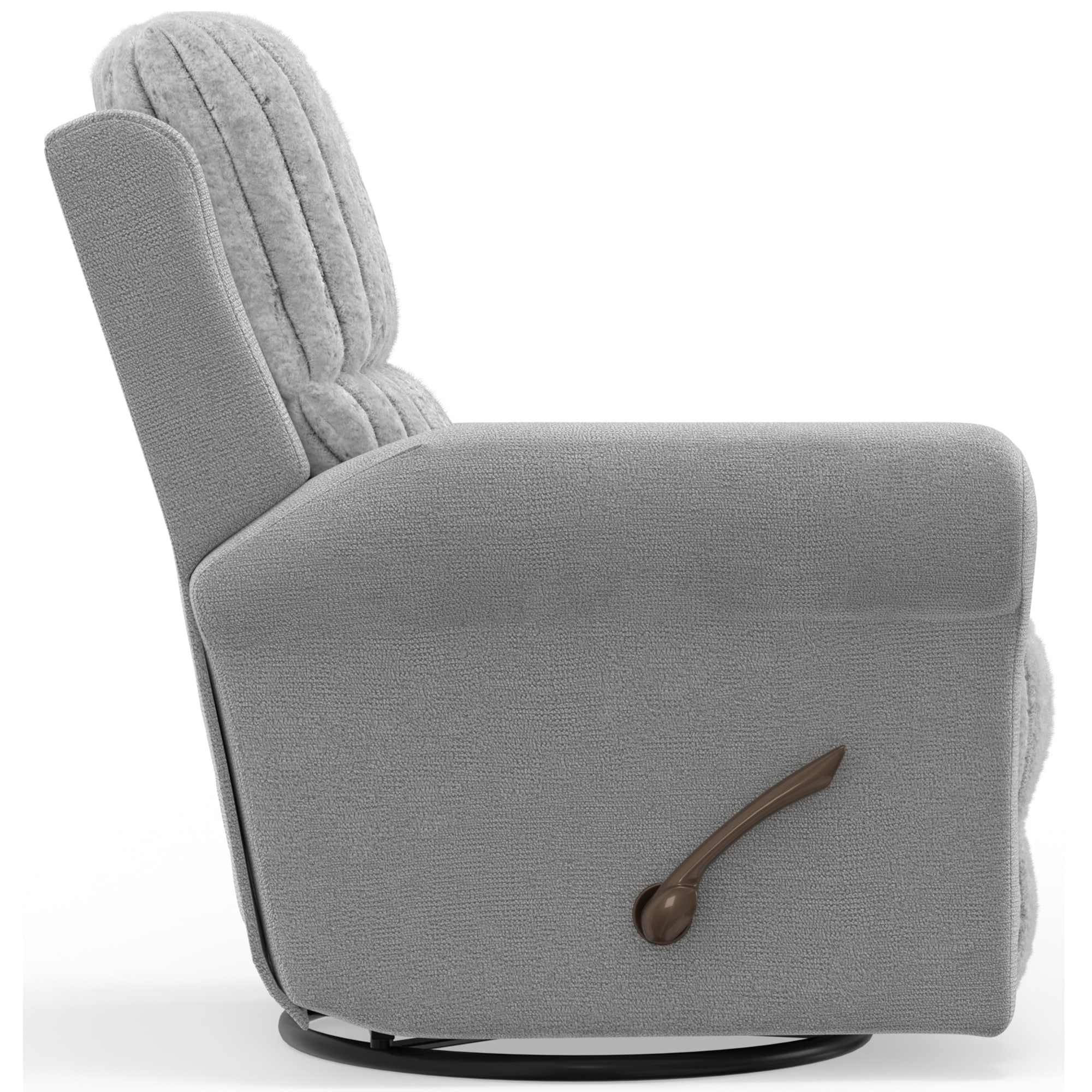 Catnapper Foxy Swivel Glider Recliner - Nickel, , hires